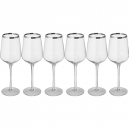 Zestaw kieliszków do wina Ferraghini - przeźroczysty