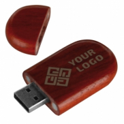 Pendrive drewniany - wielokolorowy