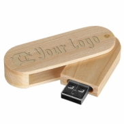 Pendrive drewniany - wielokolorowy