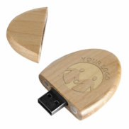 Pendrive drewniany - wielokolorowy