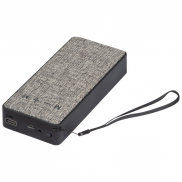 Power bank 8000 mAh z głośnikiem - czarny