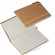 Notatnik z długopisem - brązowy