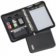 Teczka konferencyjna A5 z segregatorem - czarny