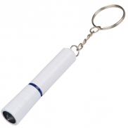 Latarka z brelokiem - biały