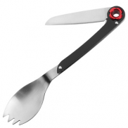 Sztućce turystyczne LATEMAR Schwarzwolf - czarny