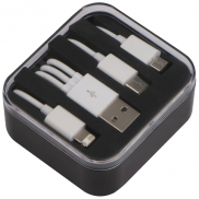 Kabel USB 3w1 - czarny