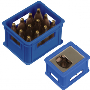 Otwieracz do butelek - skrzynka - niebieski