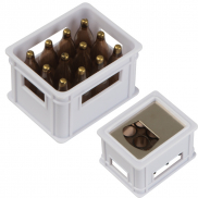 Otwieracz do butelek - skrzynka - biały