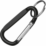 Brelok z karabińczykiem - czarny