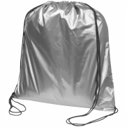 Plecak (worek) metaliczny - srebrny