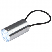 Latarka 6 LED z silikonowym paskiem - czarny