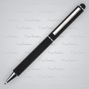 Długopis metalowy touch pen, soft touch CLAUDIE Pierre Cardin - czarny