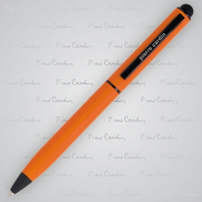 Długopis metalowy touch pen, soft touch CELEBRATION Pierre Cardin - pomarańczowy