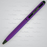 Długopis metalowy touch pen, soft touch CELEBRATION Pierre Cardin - fioletowy