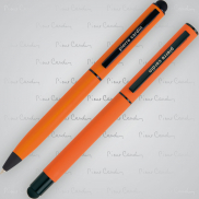 Zestaw piśmienniczy touch pen, soft touch CELEBRATION Pierre Cardin - pomarańczowy