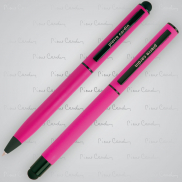 Zestaw piśmienniczy touch pen, soft touch CELEBRATION Pierre Cardin - różowy