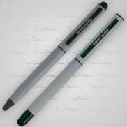 Zestaw piśmienniczy touch pen, soft touch CELEBRATION Pierre Cardin - szary