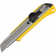 Nożyk z odłamywanym ostrzem. - żółty