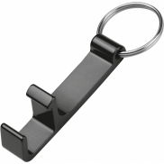 Brelok z otwieraczem do butelek - czarny
