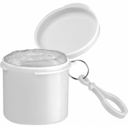Poncho przeciwdeszczowe w etui - biały
