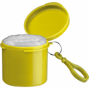 Poncho przeciwdeszczowe w etui - żółty