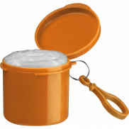 Poncho przeciwdeszczowe w etui - pomarańczowy