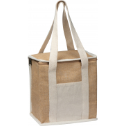 Torba termiczna z juty - beżowy