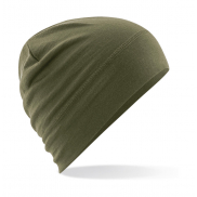 Czapka Merino - military green