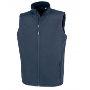 Bezrękawnik Softshell 2-warstwowy Recycled - navy