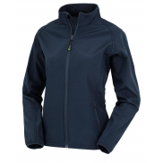 Damski Softshell 2-warstwowy Recycled Printable - navy