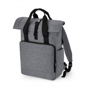 Plecak Z Recyklingu Roll-Top Laptop - grey marl