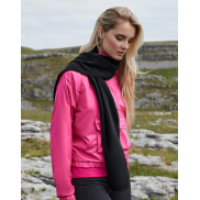 Szalik polarowy z recyklingu - black