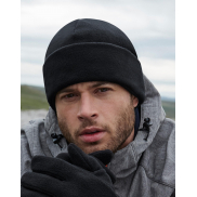 Czapka Beanie polarowa z recyklingu - black