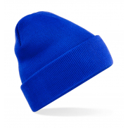 Czapka Beanie z recyklingu - bright royal