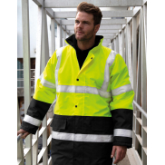 Płaszcz ochronny Core Motorway 2-Tone - fluorescent orange/black