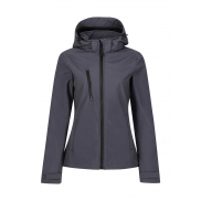 Damski Softshell Z Kapturem 3 Warstwowy Venturer - seal grey/black