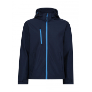 Kurtka Softshell z kapturem 3 warstwowa Venturer - navy/french blue