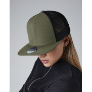 Czapka 6-panelowa Original Flat Peak Trucker - black/black