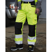 Spodnie Safety Cargo - fluorescent yellow