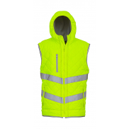 Kamizelka z kapturem Fluo Kensington - fluo yellow