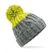 Czapka Apres - light grey/citron