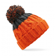 Czapka Apres - orange/graphite grey