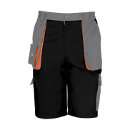 Szorty LITE - black/grey/orange