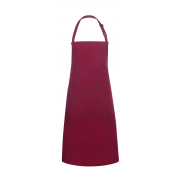 Fartuch z kieszenią Bib Basic - bordeaux
