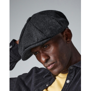 Kaszkiet Wełniany Baker Boy - charcoal marl