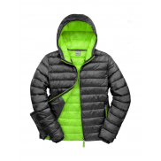 Kurtka z kapturem Snow Bird - black/lime