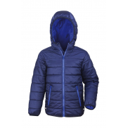 Ocieplana kurtka dla dzieci i młodzieży - navy/royal