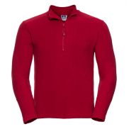 Mikropolar z krótkim zamkiem - classic red