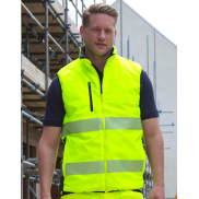 Bezrękawnik Dwustronny - fluo orange/navy