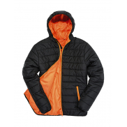 Kurtka Padded - black/orange